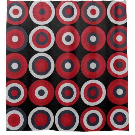 Abstract Geometric Pattern generative computationa シャワーカーテン (正面)