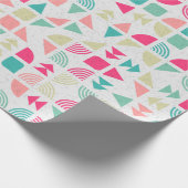 Abstract Geometric Pattern generative computationa ラッピングペーパー (角)