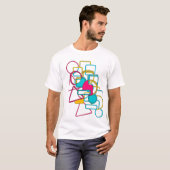 Abstract Geometric Pattern – geometric t shirt,  Tシャツ (正面フル)