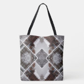 Abstract Geometric Pattern in Winter トートバッグ (裏面)