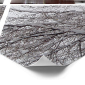 Abstract Geometric Pattern in Winter ポスター (角)