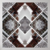 Abstract Geometric Pattern in Winter ポスター (正面)