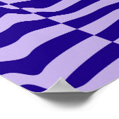 Abstract geometric pattern made with simple shapes ポスター (角)