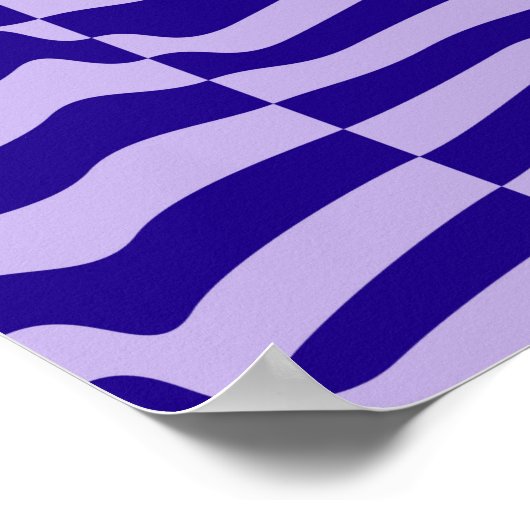 Abstract geometric pattern made with simple shapes ポスター (角)