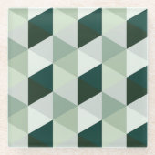 Abstract Geometric Pattern - No. 01 ガラスコースター (正面)