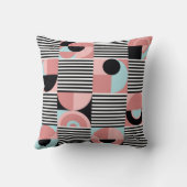 Abstract geometric pattern. Seamless modern print クッション (裏面)
