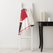 Abstract geometric pattern,  silk scarf shawl desi シェルパブランケット (インサイチュ)