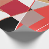 Abstract geometric pattern,  silk scarf shawl desi ラッピングペーパー (角)