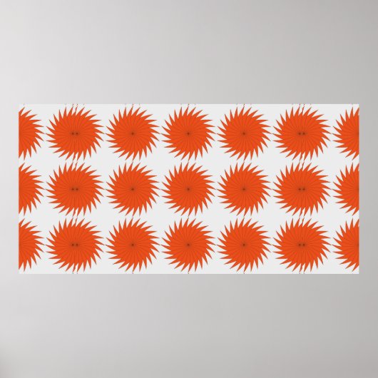 Abstract geometric pattern with stripes, lines. A ポスター (正面)