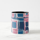 ABSTRACT GEOMETRIC PATTERNS ツートーンマグカップ (中央)