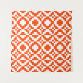 Abstract geometric pixelated seamless pattern. Mos タペストリー (正面)
