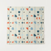 Abstract geometric seamless pattern inspired by mi タペストリー (正面)