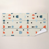Abstract geometric seamless pattern inspired by mi バスタオル (バスタオル)