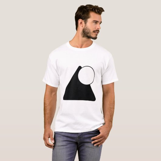 Abstract Geometric Shapes Tシャツ (正面フル)