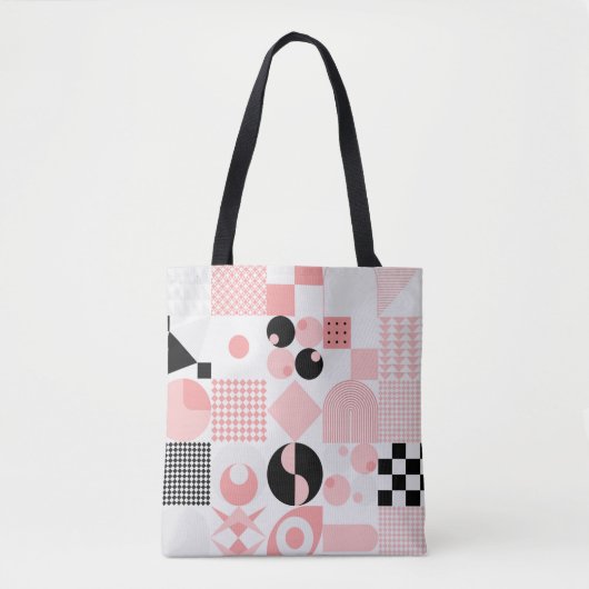 Abstract geometric vintage pattern made with simpl トートバッグ (正面)