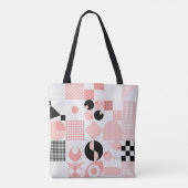 Abstract geometric vintage pattern made with simpl トートバッグ (裏面)