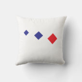 Abstract Geometric Women Throw Pillow – Modern Min クッション (裏面)