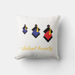 Abstract Geometric Women Throw Pillow – Modern Min クッション