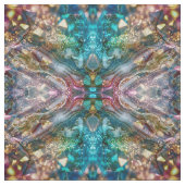 Abstract Glitter and Marble Pink and Blue ファブリック (見本)