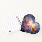 Abstract glowing pastel floral composition ノートブック (内部)