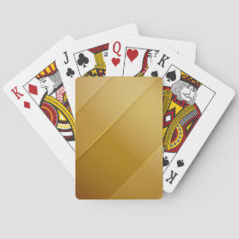 Abstract Gold Diagonal Layers Luxury Art トランプ