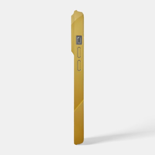 Abstract Gold Diagonal Layers Luxury Art iPhoneケース (左側面)