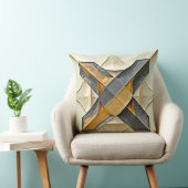Abstract Gold Metal Design クッション (椅子)