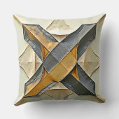 Abstract Gold Metal Design クッション (裏面)