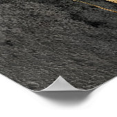 Abstract Gold Minimalist Print, Boho Printable ポスター (角)