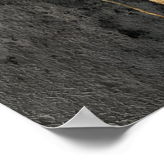 Abstract Gold Minimalist Print, Boho Printable ポスター (角)