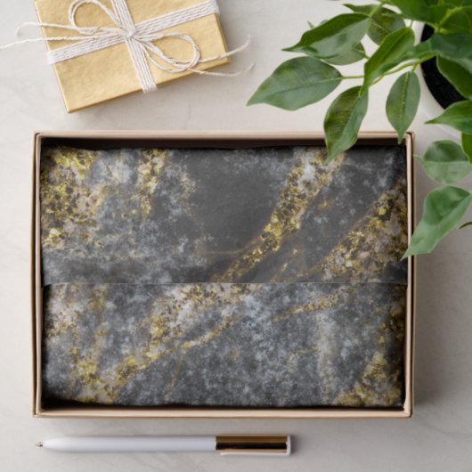 Abstract gold sparkles rocky texture 薄葉紙 (ギフト)