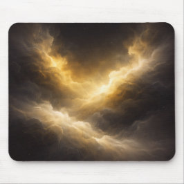 Abstract Golden Nebula Mouse Pad マウスパッド