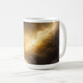 Abstract Golden Nebula Mug コーヒーマグカップ (正面右)