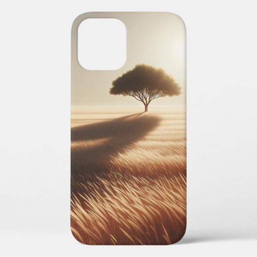 Abstract Golden Savannah Phone Case - Ethereal Sol Case-Mate iPhoneケース (裏面)