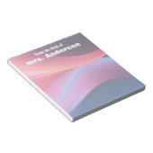 Abstract gradient purple blue  ノートパッド (アングル)