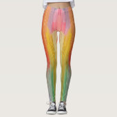 Abstract Gradients | Rainbow Drip レギンス (正面)