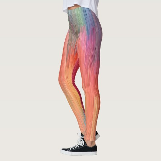 Abstract Gradients | Rainbow Drip レギンス (左)