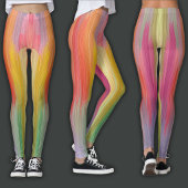 Abstract Gradients | Rainbow Drip レギンス