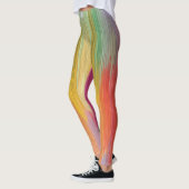 Abstract Gradients | Rainbow Drip レギンス (左)