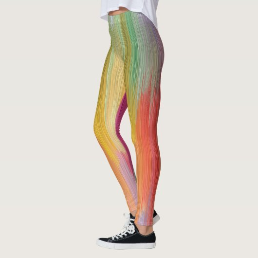 Abstract Gradients | Rainbow Drip レギンス (左)