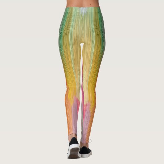 Abstract Gradients | Rainbow Drip レギンス (裏面)
