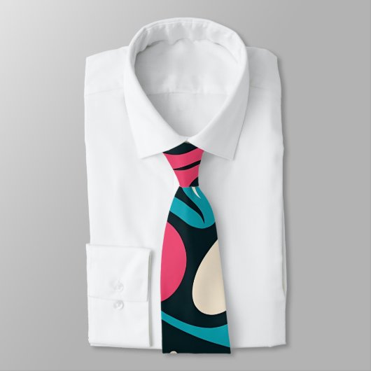Abstract Graffiti - Bold Vibrant Line Art Style ネクタイ (タイ)