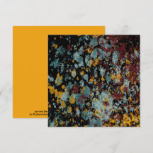 Abstract Graffiti Splatter Painting Art On Black