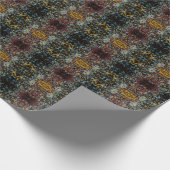 Abstract Graffiti Splatter Painting Art On Black ラッピングペーパー (角)