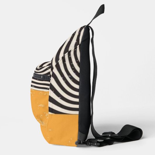 Abstract grunge aesthetic  minimal Monogram スリングバッグ (右)