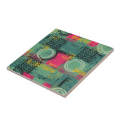 Abstract Grunge Pattern with Geometric Shapes (1) タイル (側面)