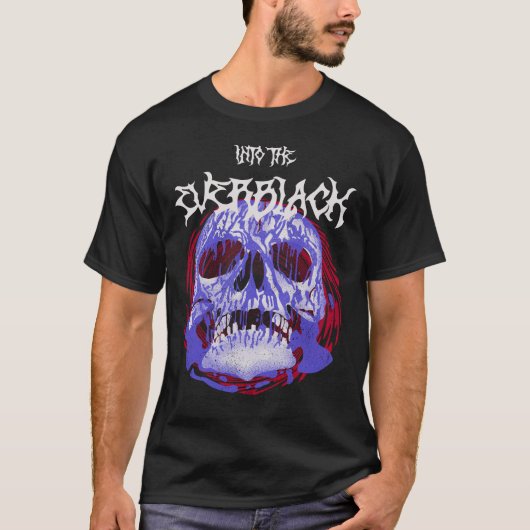 Abstract Grunge Skull BLOOD SLUDGE | Tシャツ (正面)