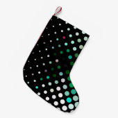 Abstract halftone background pattern. Geometric co スモールクリスマスストッキング (正面 (吊り時))