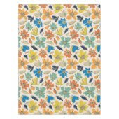 Abstract Hand-Drawn Boho Floral Pattern テーブルクロス (正面)
