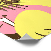 Abstract hand painted seamless animal background.  ポスター (角)